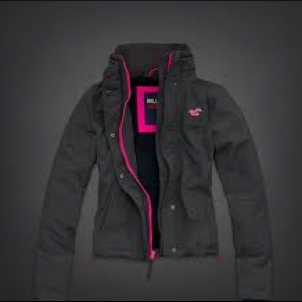 GREAT HOLLISTER WINTER COAT! GREY!! Size medium - Picture 2 of 6